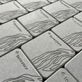 Engraved Diatomite Coaster Set (4) - 10 x 10 cm